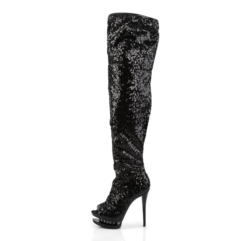 BLONDIE-R-3011 Black Sequins/Black