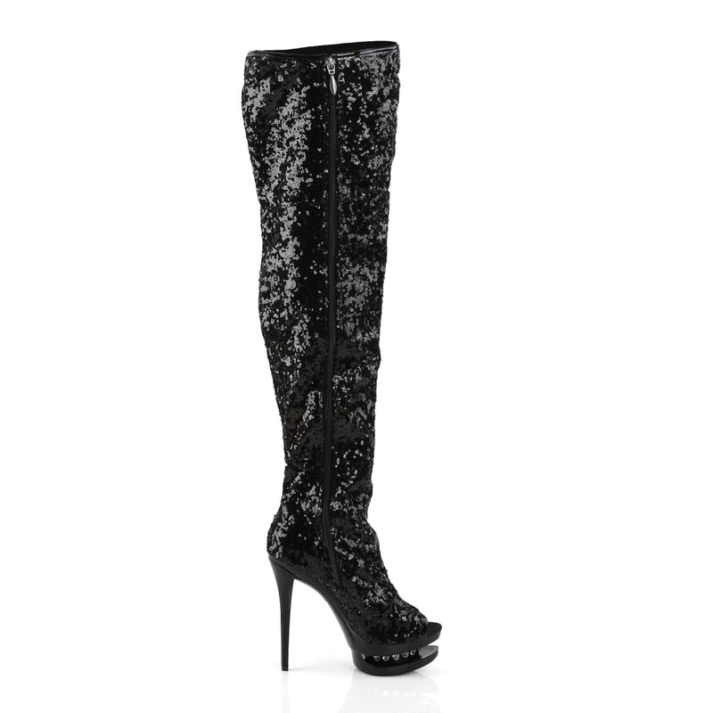 BLONDIE-R-3011 Black Sequins/Black