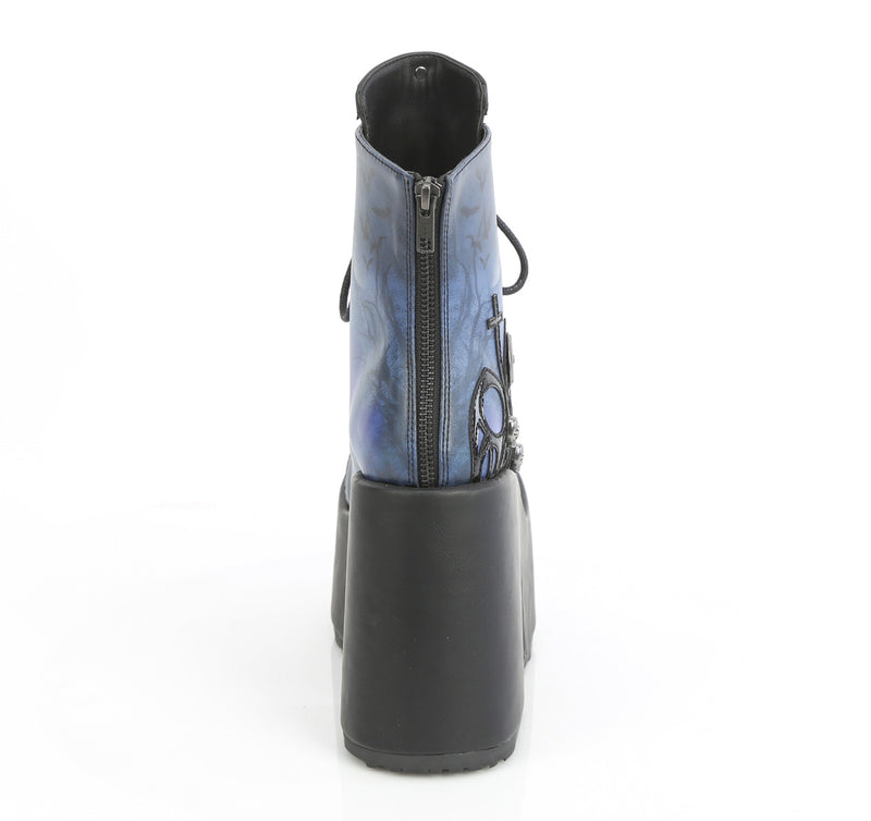 CAMEL-203-PT Black Vegan Leather