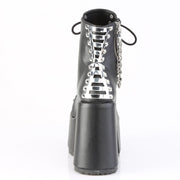 CAMEL-208 Black Vegan Leather Ankle Boots Demonia US Size (Women's): 6