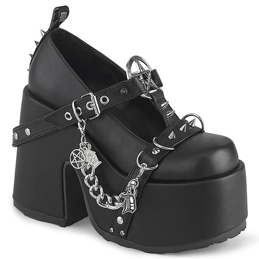 CAMEL-33 Black Vegan Leather