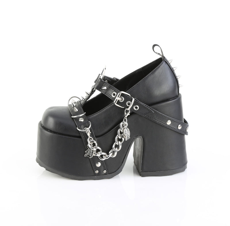 CAMEL-33 Black Vegan Leather