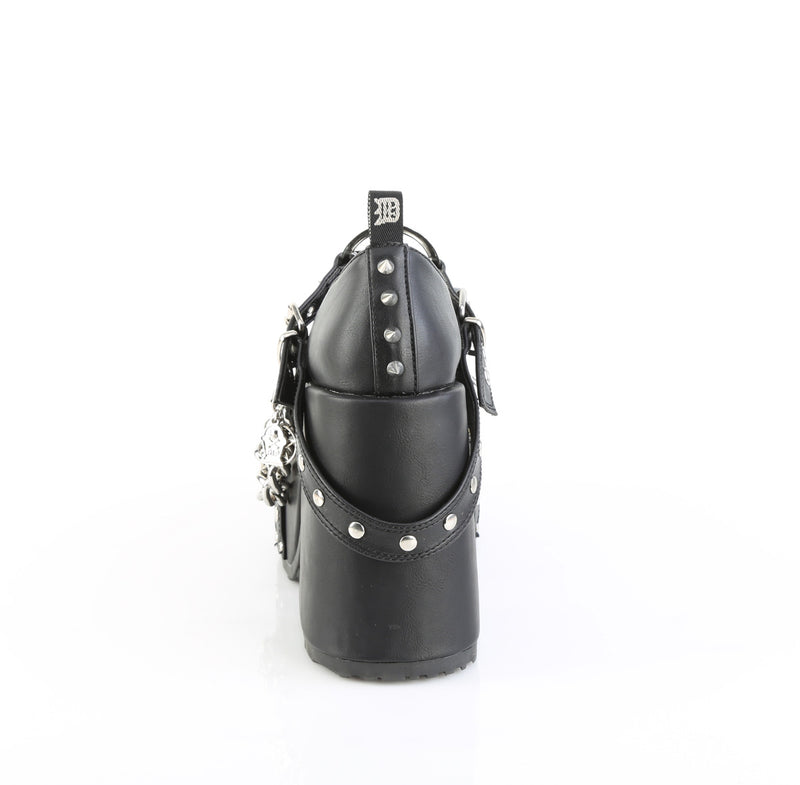 CAMEL-33 Black Vegan Leather