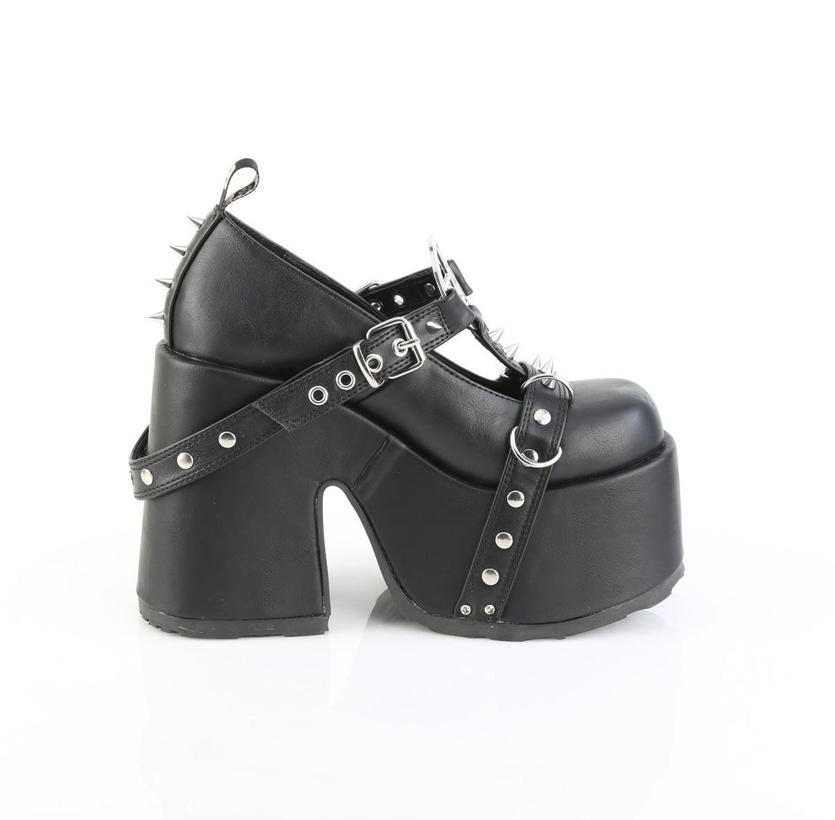 CAMEL-33 Black Vegan Leather