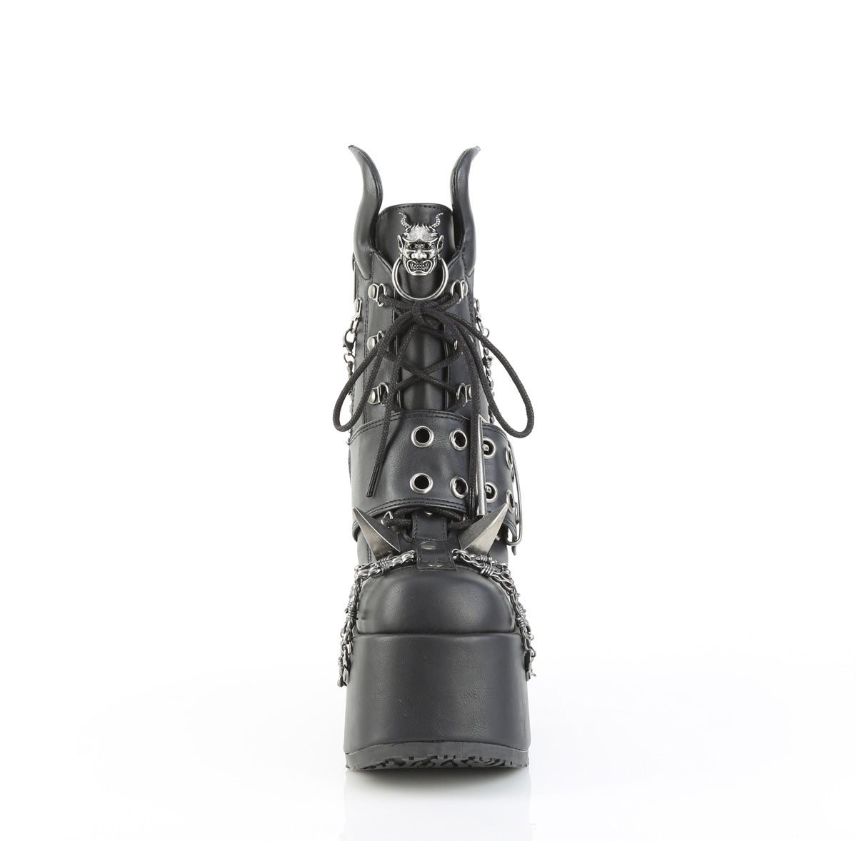 CAMEL-64 Black Vegan Leather