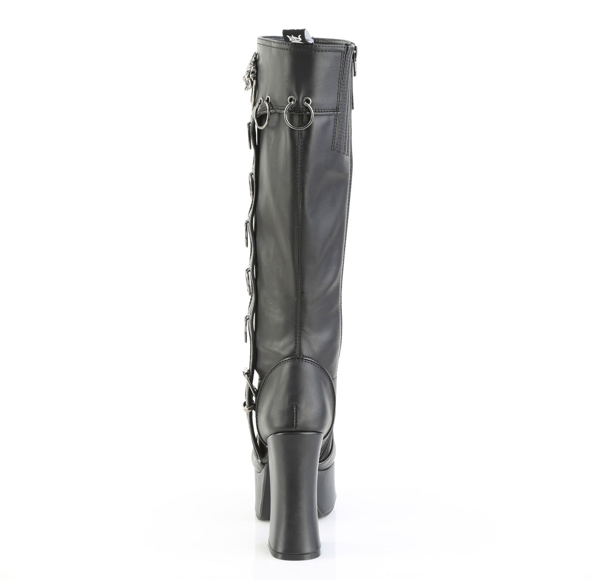 CHARADE-211 Black Vegan Leather
