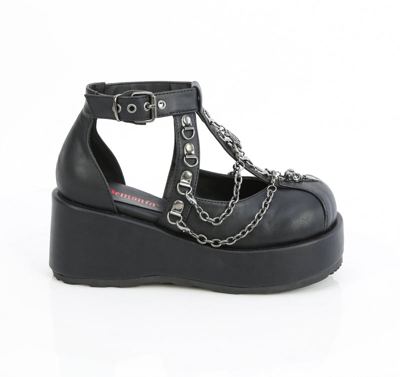 CUBBY-28 Black Vegan Leather