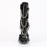 DAGGER-15 Black Pat Stilettos Devious US Size (Women's): 5