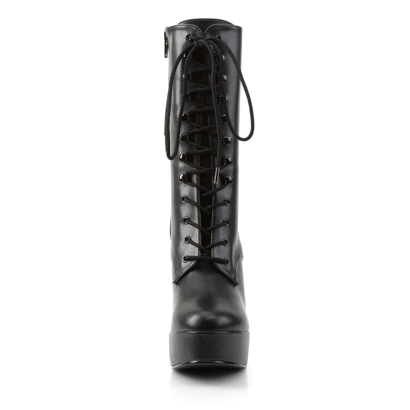 ELECTRA-1020 Black Faux Leather/Black Matte