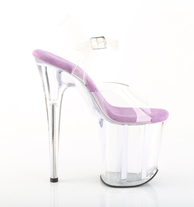 FLAMINGO-808 Platform Shoes Clear-Lavender/Clear