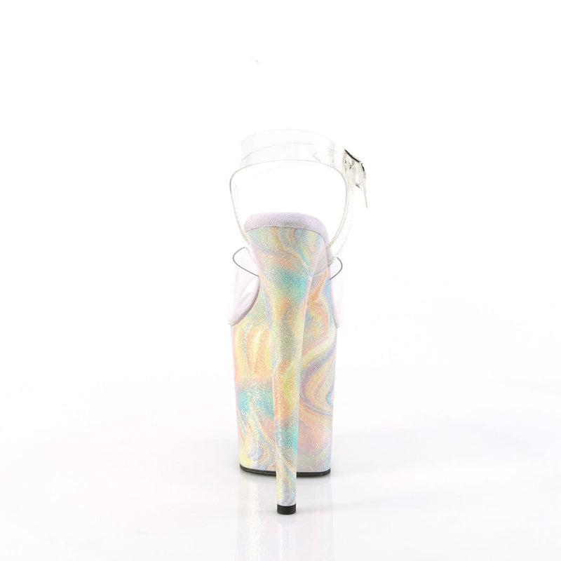 FLAMINGO-808CRF Clear/Lavender Multi Glitters