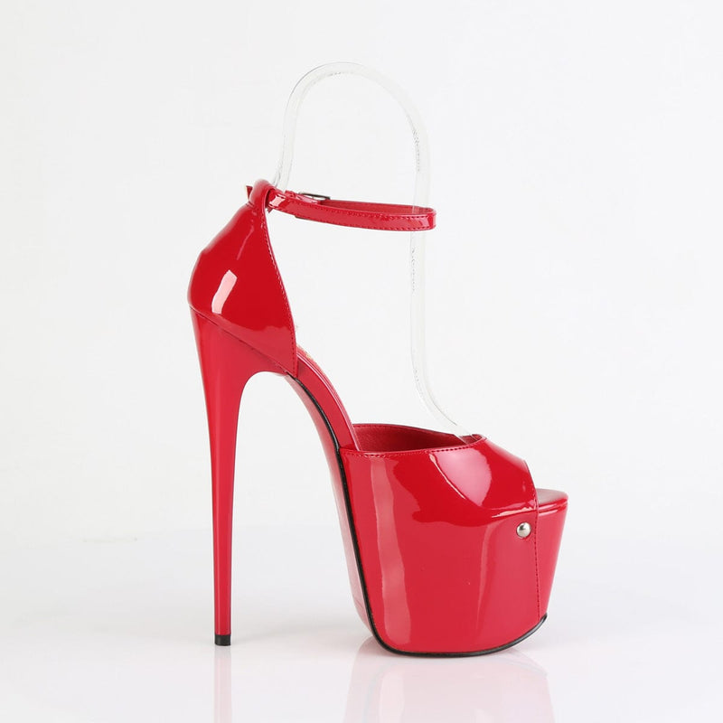 JUBILANT-15 Platform Shoes Red Pat