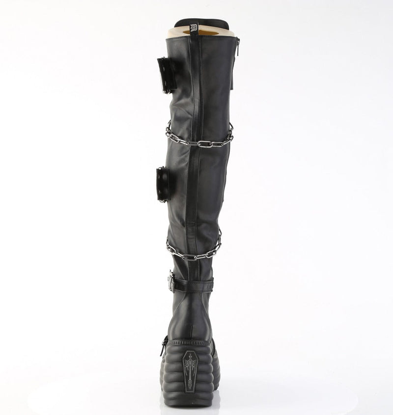 MORTE-312 Black Vegan Leather