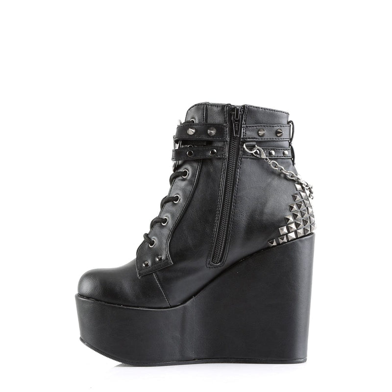 POISON-101 Black Vegan Leather