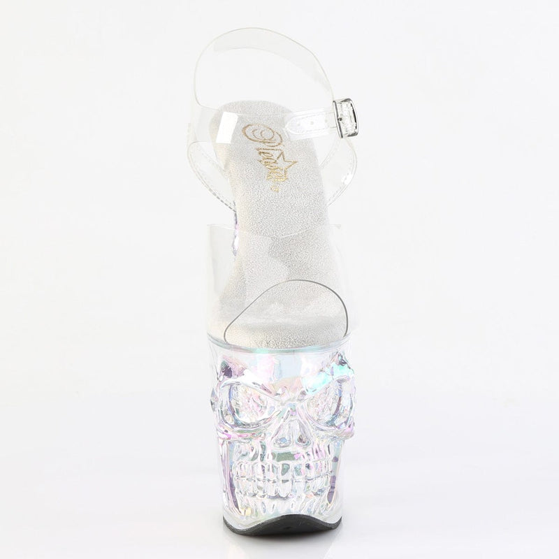RAPTURE-808HT Platform Shoes Clear/Holo Tinted