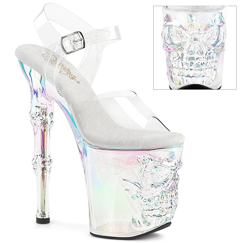 RAPTURE-808HT Platform Shoes Clear/Holo Tinted