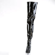 SEDUCE-4000 Black Stretch Patent Pleaser US Size (Women's): 5