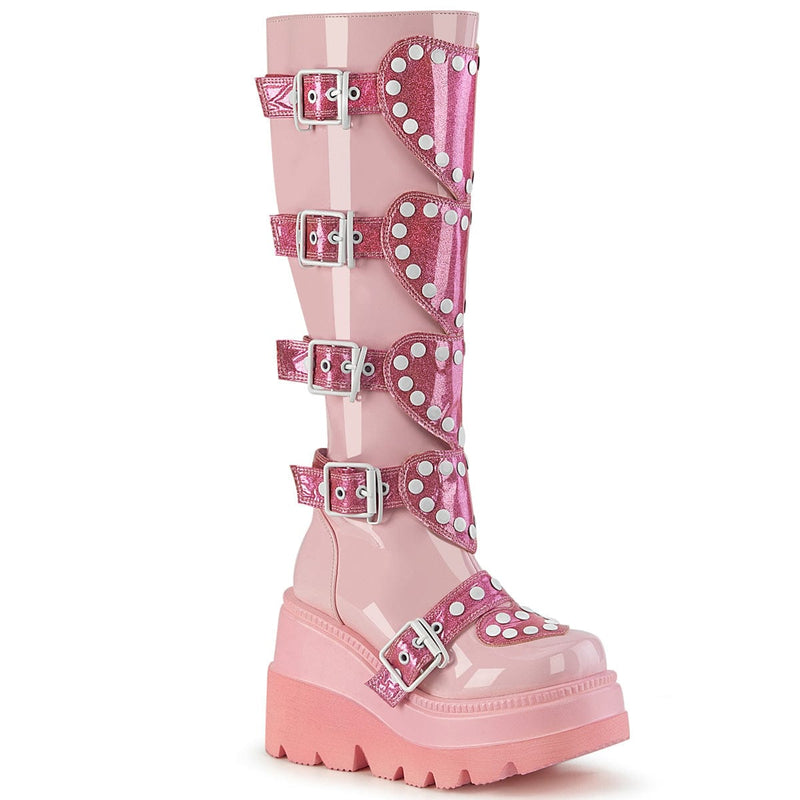 SHAKER-210 Baby Pink Patent Demonia US Size (Women's): 6