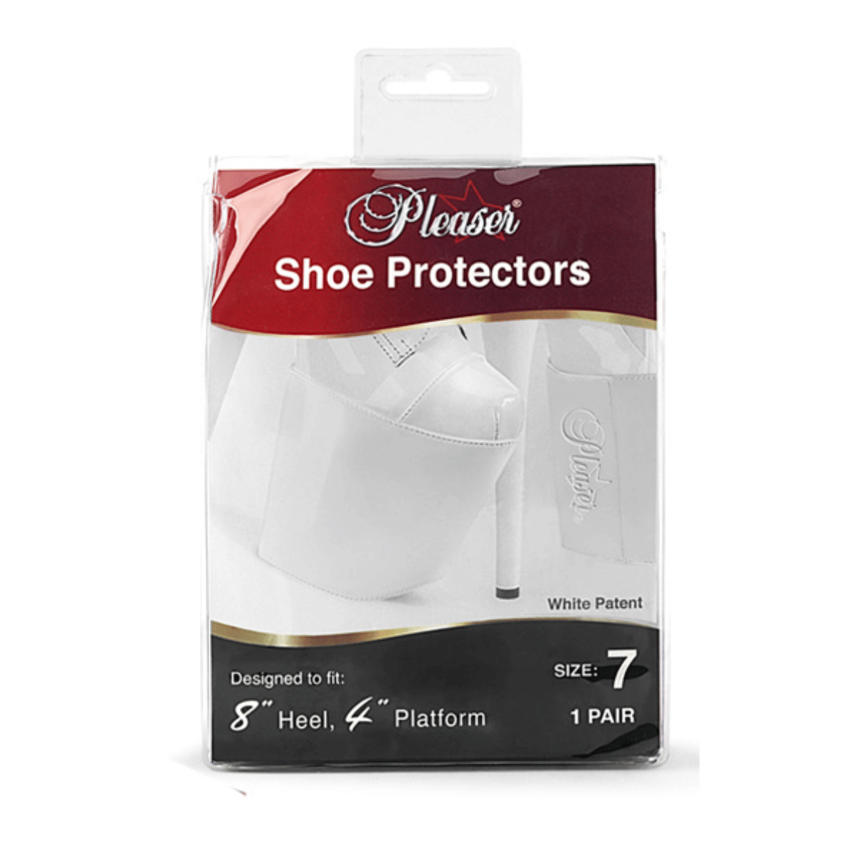 Pleaser Patent Shoe Protectors – 7” & 8” Heel Platform Covers