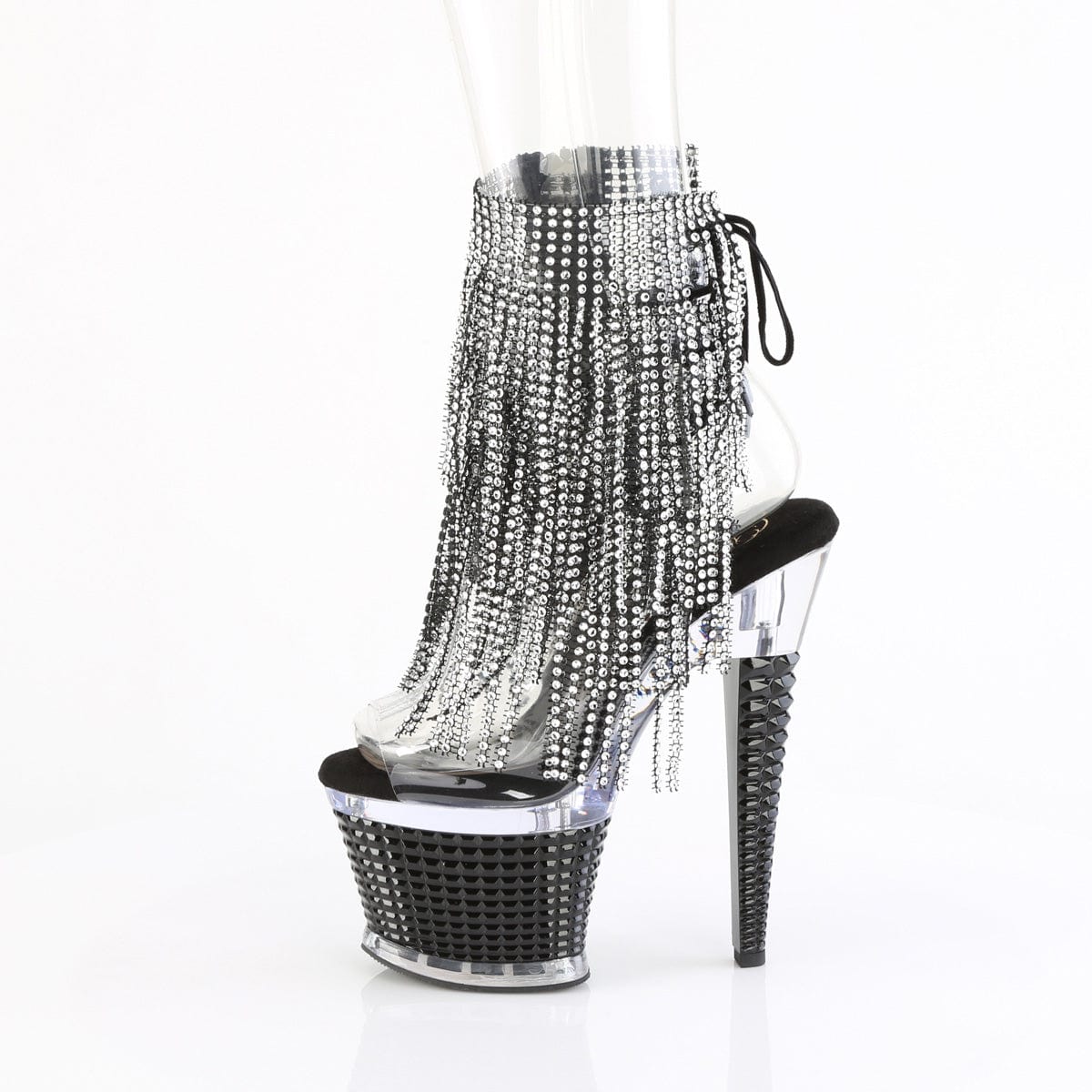 SPECTATOR-1017RSF Clear/Clear-Black Pleaser US Size (Women's): 6