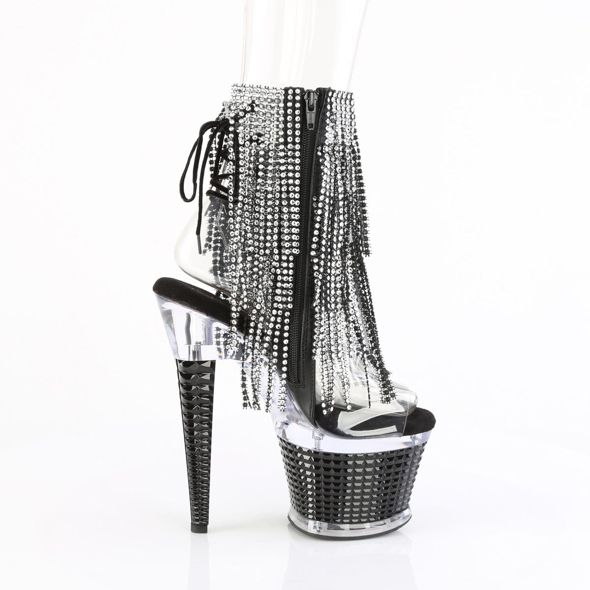 SPECTATOR-1017RSF Clear/Clear-Black Pleaser US Size (Women's): 8
