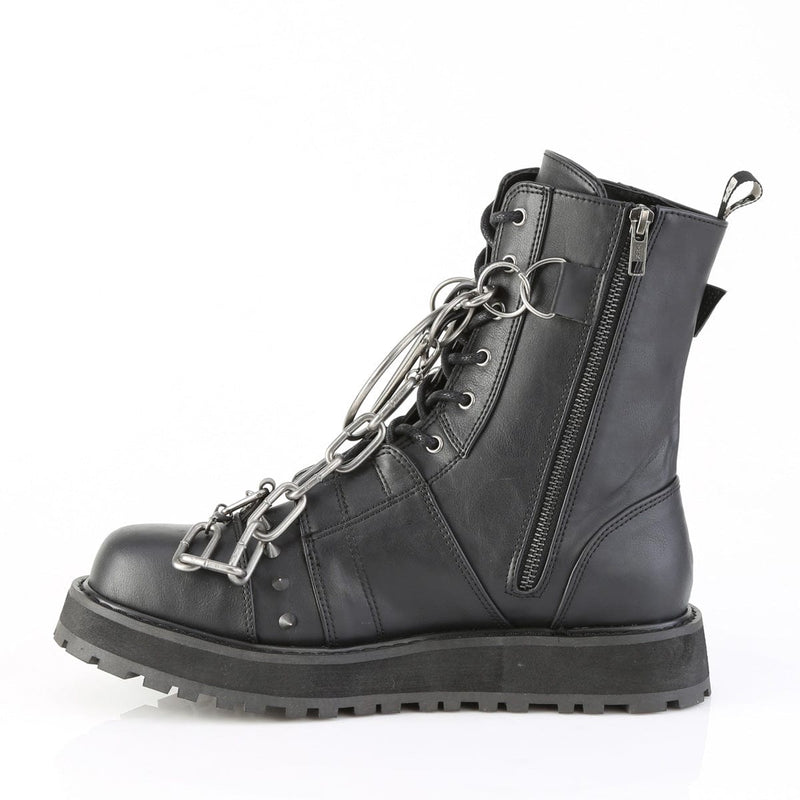 VALOR-204 Black Vegan Leather