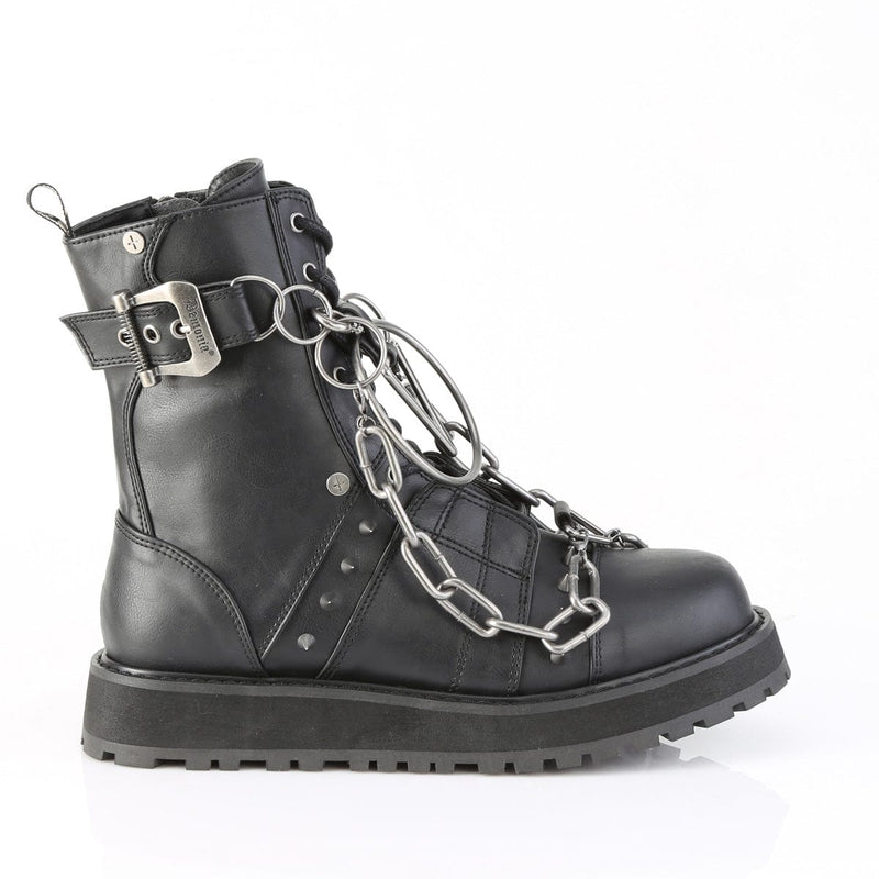 VALOR-204 Black Vegan Leather