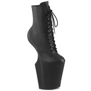 WORSHIP-1020 Black Faux Leather/Black Matte Pleaser US Size (Women's): 7