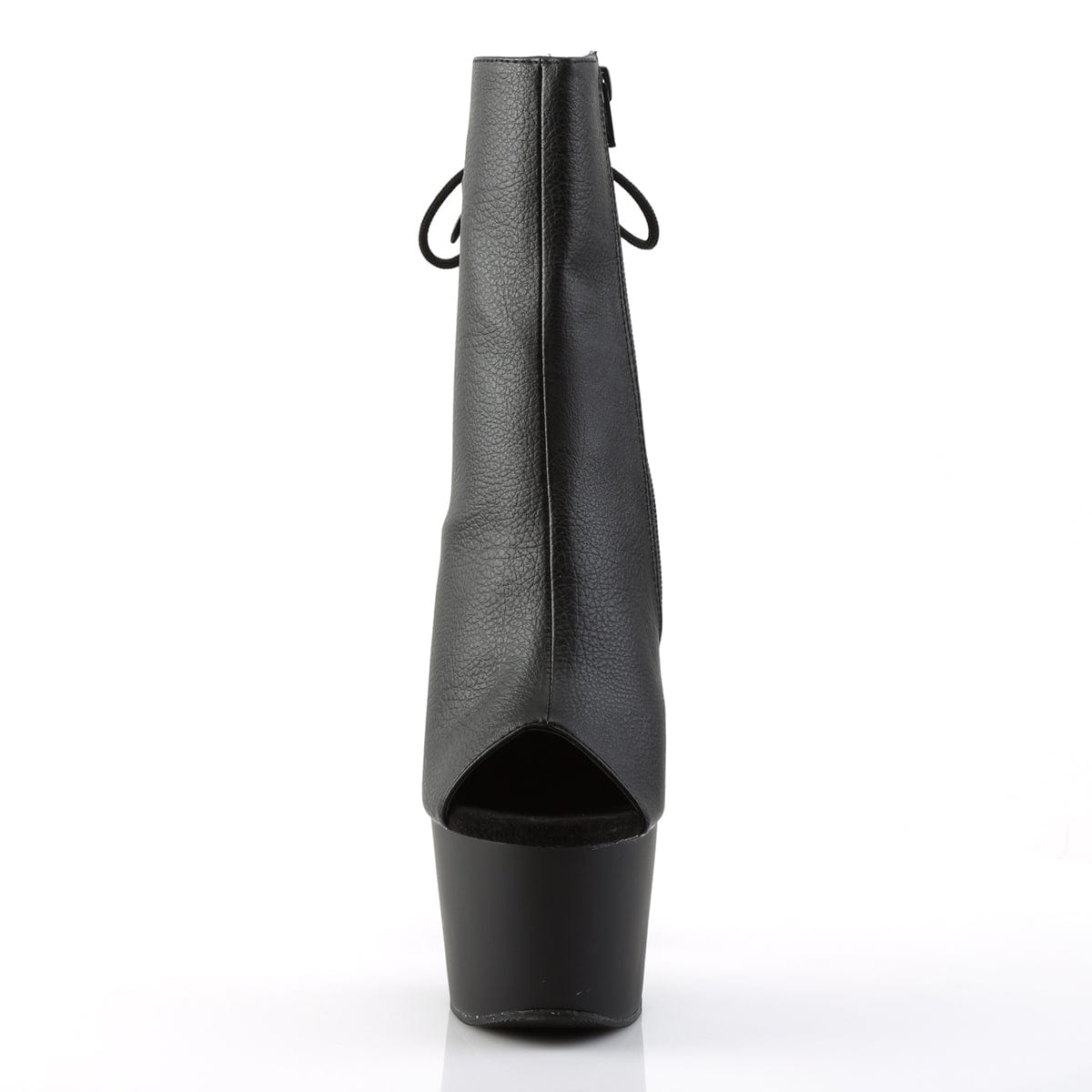 ADORE-1018 Black Faux Leather/Black Matte Ankle Boot Pleaser US Size (Women's): 5