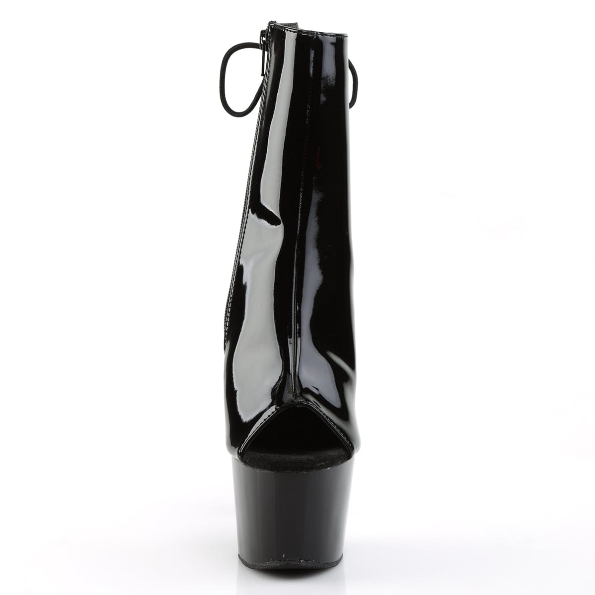 ADORE-1018 Black Patent/Black Ankle Boot Pleaser US Size (Women's): 5