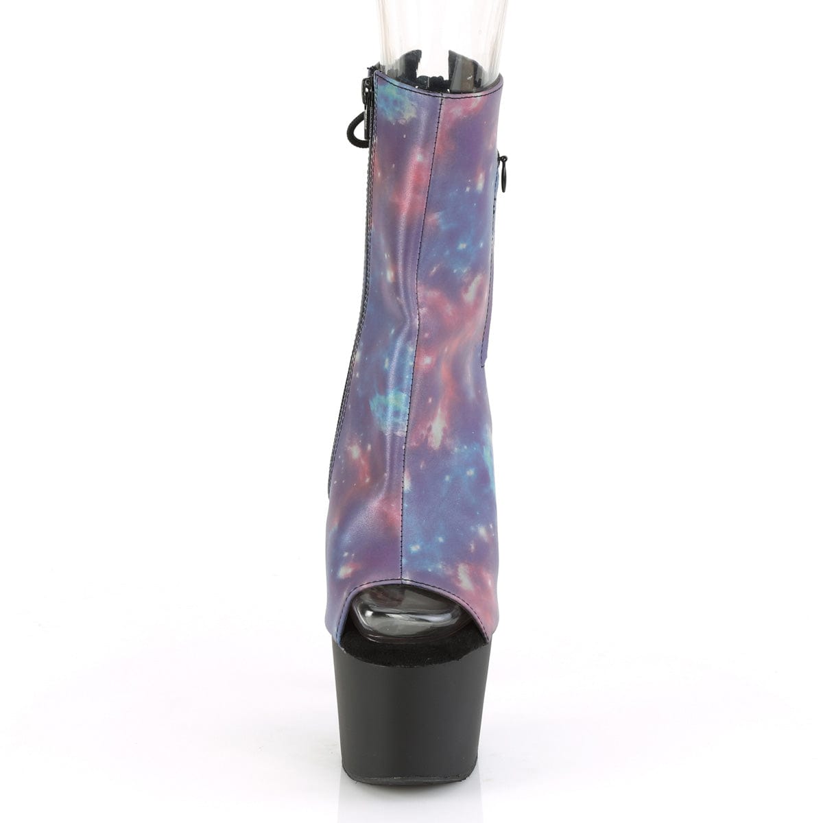 ADORE-1018REFL PurpLeather-Blue Reflective/Black Matte Ankle Boot Pleaser US Size (Women's): 5