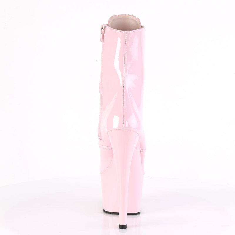 ADORE-1020 Baby Pink Patent/Baby Pink Ankle Boot Pleaser US Size (Women's): 5