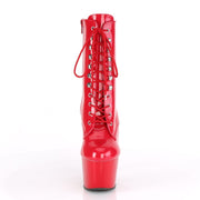 ADORE-1020 Red Patent/Red Ankle Boot Pleaser US Size (Women's): 5