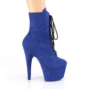 ADORE-1020FS Royal Blue Faux Suede/Royal Blue Ankle Boot Pleaser US Size (Women's): 5