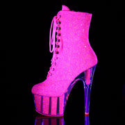 ADORE-1020G Neon Pink Glitter/Neon Pink Glitter Ankle Boot Pleaser US Size (Women's): 5