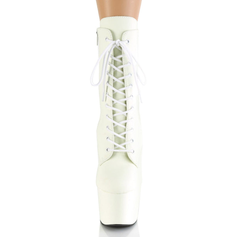 ADORE-1020GD White Glow F.Leather/White Glow F.Leather Ankle Boot Pleaser US Size (Women's): 5