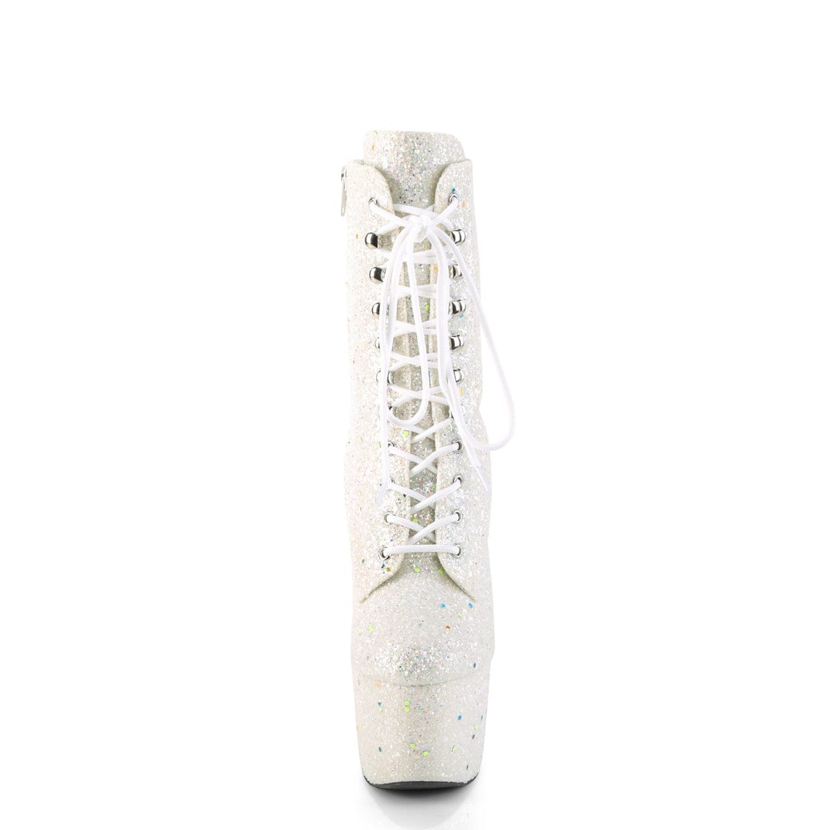 ADORE-1020GDLG White Multi Glitter/White Multi Glitter Ankle Boot Pleaser US Size (Women's): 5