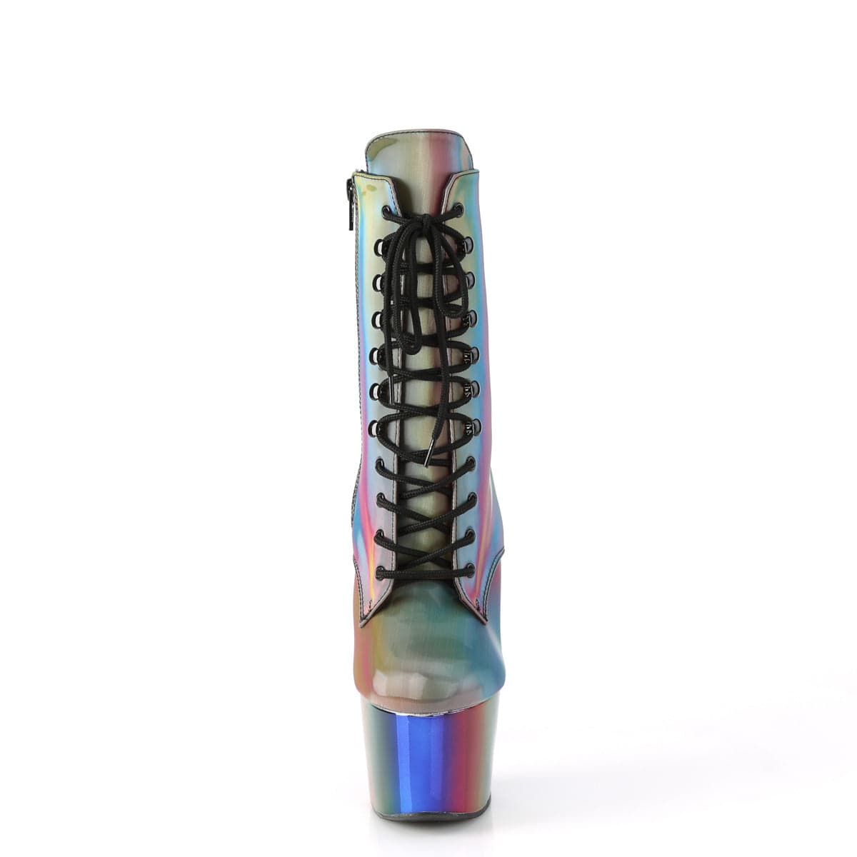 ADORE-1020RC-REFL Rainbow Reflective/Rainbow Chrome Ankle Boot Pleaser US Size (Women's): 5