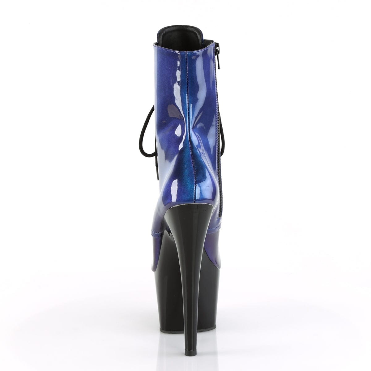 ADORE-1020SHG Blue-Purple/Black Ankle Boot Pleaser US Size (Women's): 5