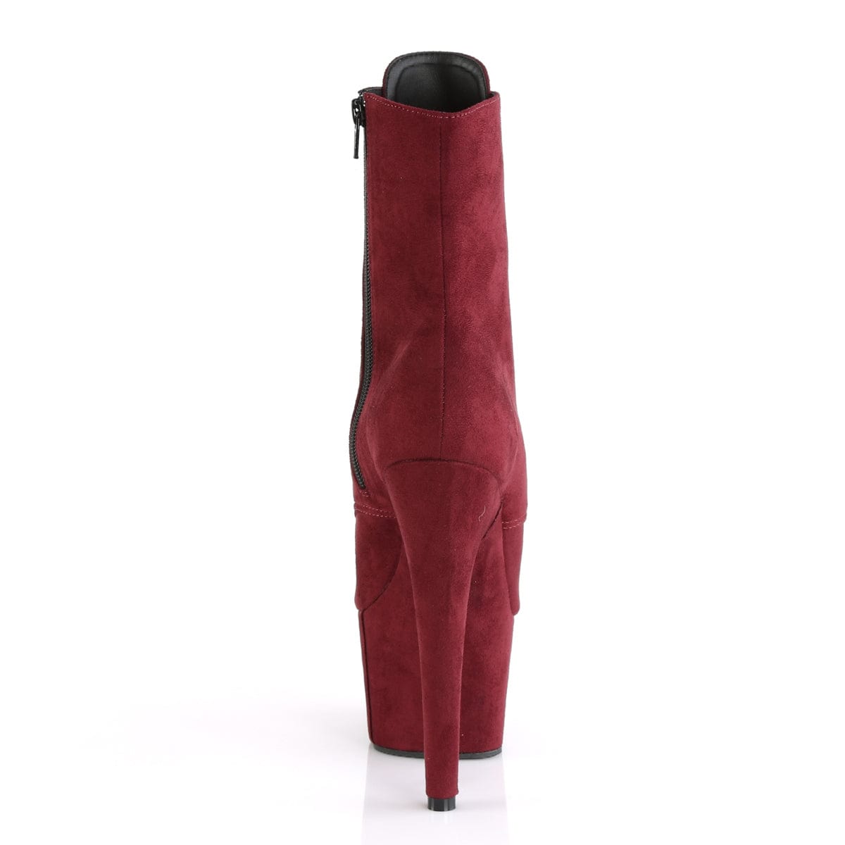 ADORE-1021FS Burgundy Faux Suede/Burgundy Faux Suede Ankle Boot Pleaser US Size (Women's): 5