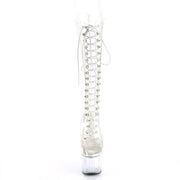 ADORE-2020C Clear/Clear Knee Boot Pleaser US Size (Women's): 5