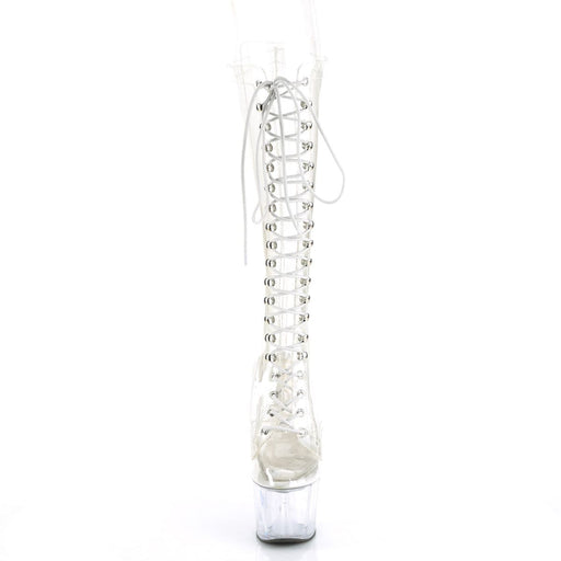 ADORE-2020C Clear/Clear Knee Boot Pleaser US Size (Women's): 5