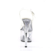 ADORE-708 Clear/Clear Platform Sandal Pleaser US Size (Women's): 5