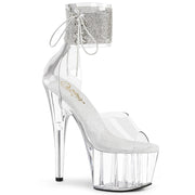 ADORE-724RS Clear/Clear Platform Sandal Pleaser US Size (Women's): 5