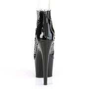 ADORE-765RM Black Patent -Rhinestones Mesh/Black Platform Sandal Pleaser US Size (Women's): 5