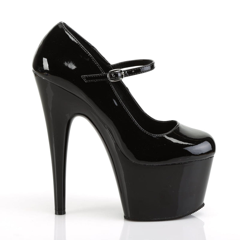 ADORE-787 Black Patent/Black Mary Janes Pleaser US Size (Women's): 5