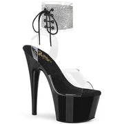 ADORE-791-2RS Clear/Black Platform Sandal Pleaser US Size (Women's): 5