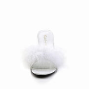 AMOUR-03 White Pu-Fur CURRENT Fabulicious US Size (Women's): 5