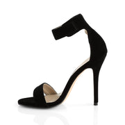 AMUSE-10 Black Velvet Sandal Pleaser US Size (Women's): 5