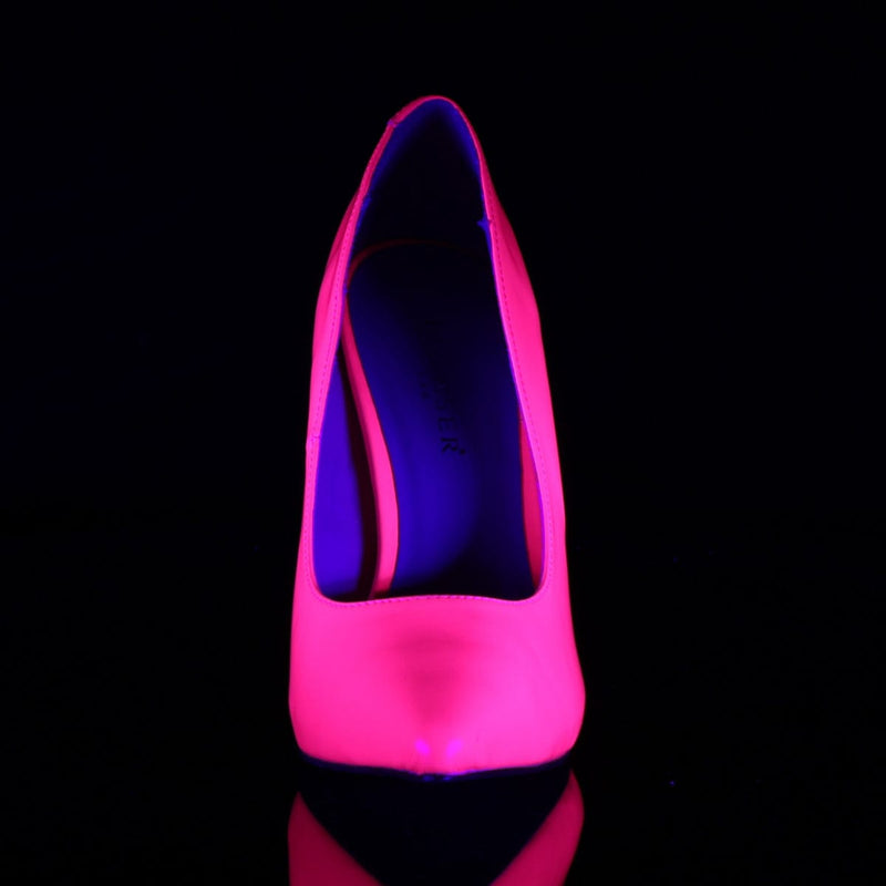 AMUSE-20 Neon Fuchsia Patent Pump Pleaser US Size (Women's): 5